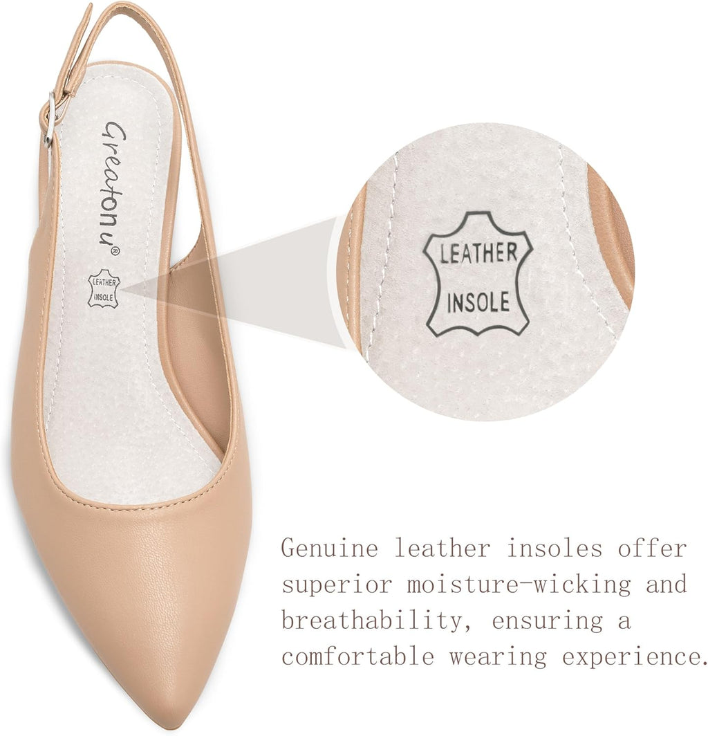Elegant Women's Low Heel Pointed Toe Kitten Pumps for Weddings and Parties