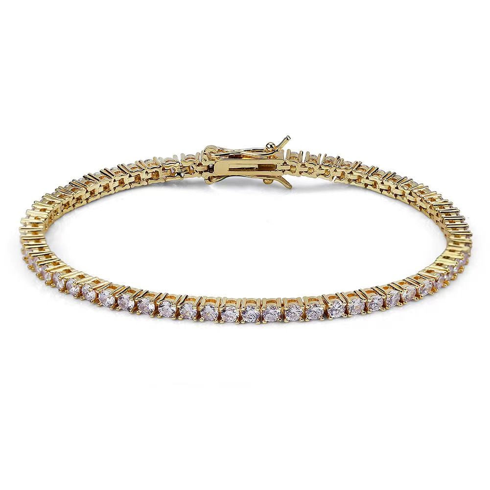 Elevate Your Style with Our Stunning 5mm VVS Moissanite Tennis Chain Necklace - Perfect for Men and Women!